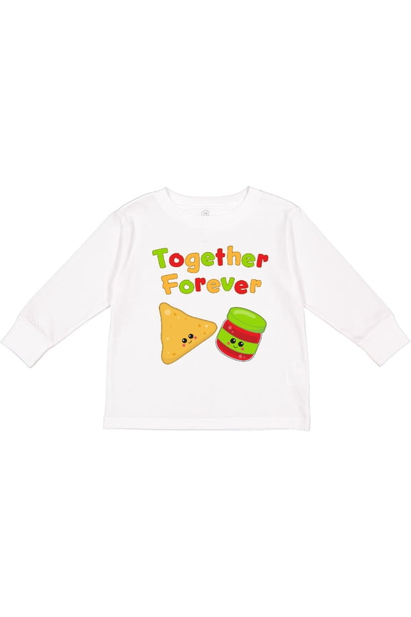 Together Forever- Chips and Salsa Boys or Girls Long Sleeve Toddler T-Shirt