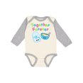 thumbnail image 1 of Inktastic Together Forever- Milk and Cereal Boys or Girls Long Sleeve Baby Bodysuit, 1 of 5