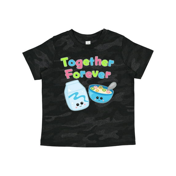 Inktastic Together Forever- Milk and Cereal Boys or Girls Toddler T-Shirt