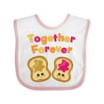 thumbnail image 1 of Inktastic Together Forever- Peanut Butter and Jelly Boys or Girls Baby Bib, 1 of 4