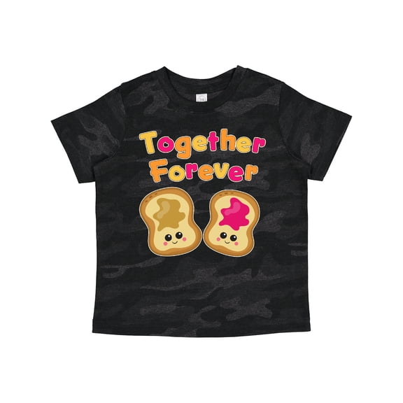 Inktastic Together Forever Peanut Butter and Jelly Boys or Girls Toddler T-Shirt