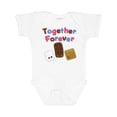 thumbnail image 1 of Inktastic Together Forever- S'mores Boys or Girls Baby Bodysuit, 1 of 5