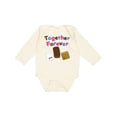thumbnail image 1 of Inktastic Together Forever S'mores Boys or Girls Long Sleeve Baby Bodysuit, 1 of 5