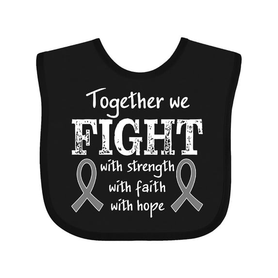 Inktastic Together We Fight Breast Cancer Awareness Boys or Girls Baby Bib