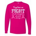 thumbnail image 1 of Inktastic Together We Fight Breast Cancer Awareness Long Sleeve T-Shirt, 1 of 5