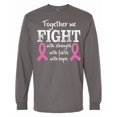thumbnail image 1 of Inktastic Together We Fight Breast Cancer Awareness Long Sleeve T-Shirt, 1 of 5