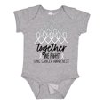 thumbnail image 1 of Inktastic Together, We Fight Lung Cancer Awareness Boys or Girls Baby Bodysuit, 1 of 5