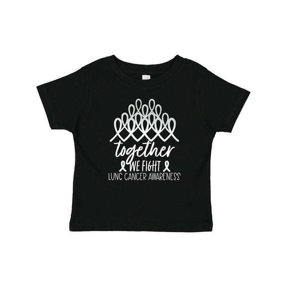 Inktastic Together, We Fight Lung Cancer Awareness Boys or Girls Baby T-Shirt