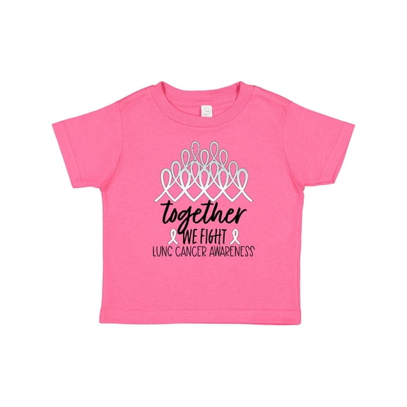 Inktastic Together, We Fight Lung Cancer Awareness Boys or Girls Baby T-Shirt