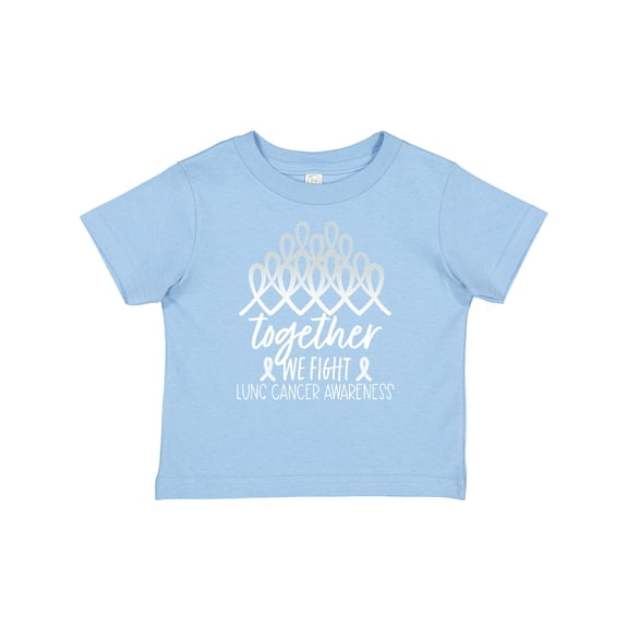 Inktastic Together, We Fight Lung Cancer Awareness Boys or Girls Baby T-Shirt