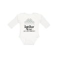 thumbnail image 1 of Inktastic Together, We Fight Lung Cancer Awareness Boys or Girls Long Sleeve Baby Bodysuit, 1 of 5