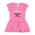 thumbnail image 1 of Inktastic Together, We Fight Lung Cancer Awareness Gift Baby Girl Dress, 1 of 4