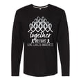 thumbnail image 1 of Inktastic Together, We Fight Lung Cancer Awareness Long Sleeve T-Shirt, 1 of 5