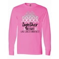 thumbnail image 1 of Inktastic Together, We Fight Lung Cancer Awareness Long Sleeve T-Shirt, 1 of 5