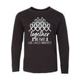 thumbnail image 1 of Inktastic Together, We Fight Lung Cancer Awareness Long Sleeve Youth T-Shirt, 1 of 5