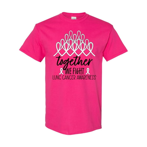Inktastic Together, We Fight Lung Cancer Awareness T-Shirt