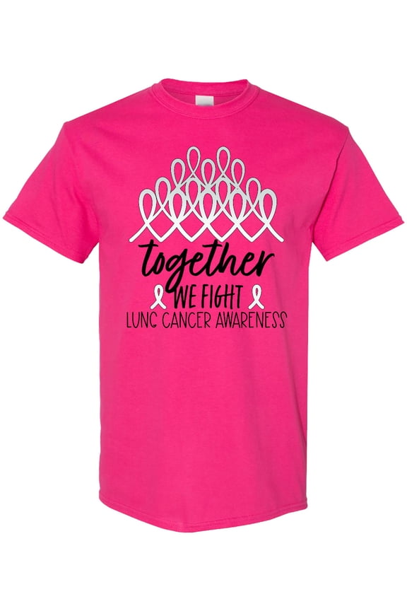 Together, We Fight Lung Cancer Awareness T-Shirt