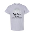 thumbnail image 1 of Inktastic Together, We Fight Lung Cancer Awareness T-Shirt, 1 of 5
