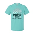 thumbnail image 1 of Inktastic Together, We Fight Lung Cancer Awareness T-Shirt, 1 of 5