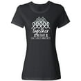 thumbnail image 1 of Inktastic Together, We Fight Lung Cancer Awareness Women's T-Shirt, 1 of 5