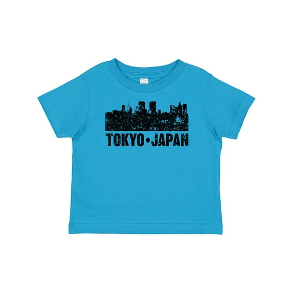 Inktastic Tokyo Japan City Skyline with Grunge Boys or Girls Baby T-Shirt