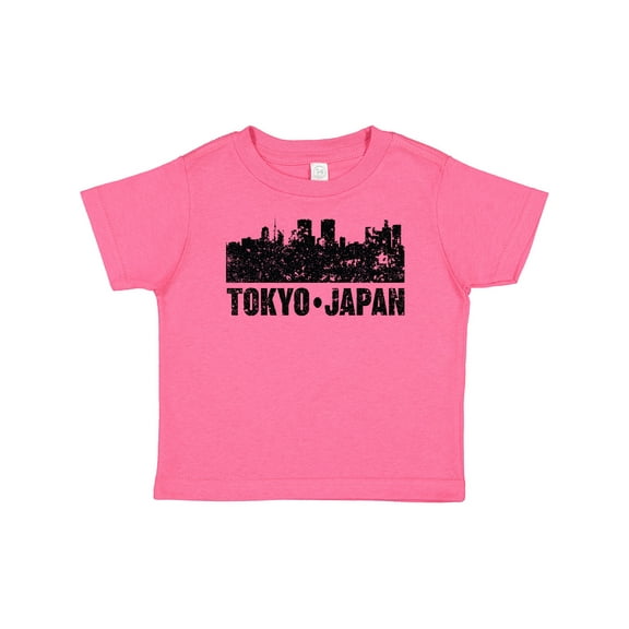 Inktastic Tokyo Japan City Skyline with Grunge Boys or Girls Baby T-Shirt