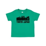 Inktastic Tokyo Japan City Skyline with Grunge Boys or Girls Baby T-Shirt