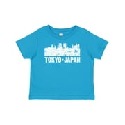 Inktastic Tokyo Japan City Skyline with Grunge Boys or Girls Baby T-Shirt
