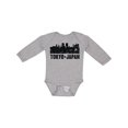 thumbnail image 1 of Inktastic Tokyo Japan City Skyline with Grunge Boys or Girls Long Sleeve Baby Bodysuit, 1 of 5