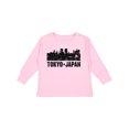 thumbnail image 1 of Inktastic Tokyo Japan City Skyline with Grunge Boys or Girls Long Sleeve Toddler T-Shirt, 1 of 5