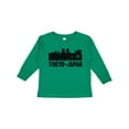 thumbnail image 1 of Inktastic Tokyo Japan City Skyline with Grunge Boys or Girls Long Sleeve Toddler T-Shirt, 1 of 5
