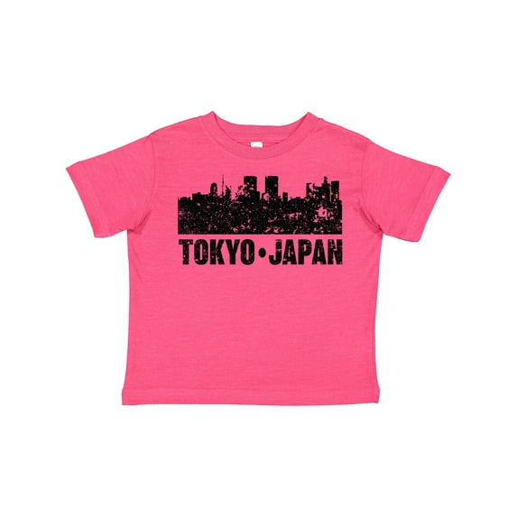 Inktastic Tokyo Japan City Skyline with Grunge Boys or Girls Toddler T-Shirt