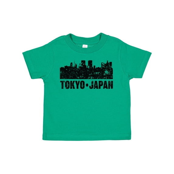 Inktastic Tokyo Japan City Skyline with Grunge Boys or Girls Toddler T-Shirt