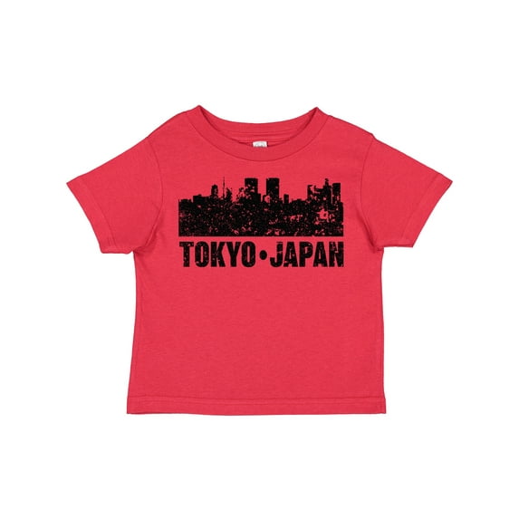 Inktastic Tokyo Japan City Skyline with Grunge Boys or Girls Toddler T-Shirt
