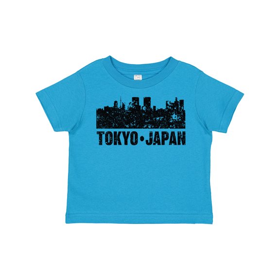 Inktastic Tokyo Japan City Skyline with Grunge Boys or Girls Toddler T-Shirt