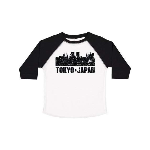 Inktastic Tokyo Japan City Skyline with Grunge Boys or Girls Toddler T-Shirt