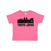 Inktastic Tokyo Japan City Skyline with Grunge Boys or Girls Toddler T-Shirt
