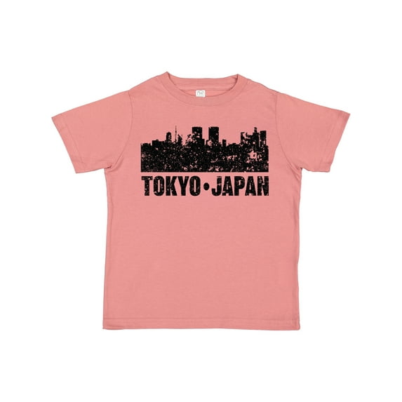 Inktastic Tokyo Japan City Skyline with Grunge Boys or Girls Toddler T-Shirt