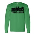 thumbnail image 1 of Inktastic Tokyo Japan City Skyline with Grunge Long Sleeve T-Shirt, 1 of 5