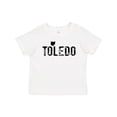 thumbnail image 1 of Inktastic Toledo, Ohio Distressed Font Boys or Girls Baby T-Shirt, 1 of 5