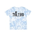 thumbnail image 1 of Inktastic Toledo, Ohio Distressed Font Boys or Girls Toddler T-Shirt, 1 of 5