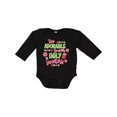 thumbnail image 1 of Inktastic Too Adorable to Wear Ugly Sweaters Boys or Girls Long Sleeve Baby Bodysuit, 1 of 5