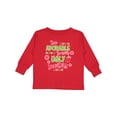 thumbnail image 1 of Inktastic Too Adorable to Wear Ugly Sweaters Boys or Girls Long Sleeve Toddler T-Shirt, 1 of 5