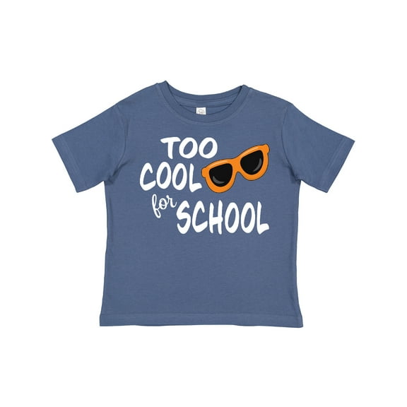 Inktastic Too Cool for School Boys or Girls Toddler T-Shirt