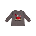 thumbnail image 1 of Inktastic Too Cute Crab Boys or Girls Long Sleeve Toddler T-Shirt, 1 of 5