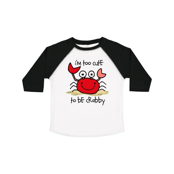 Inktastic Too Cute Crab Boys or Girls Toddler T-Shirt