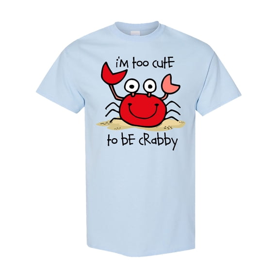 Inktastic Too Cute Crab T-Shirt