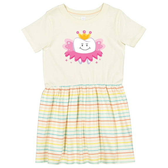 Inktastic Tooth Fairy Girls Pink Girls Toddler Dress