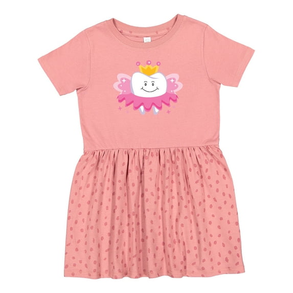 Inktastic Tooth Fairy Girls Pink Girls Toddler Dress