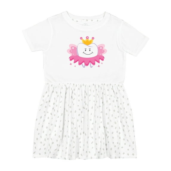 Inktastic Tooth Fairy Girls Pink Girls Toddler Dress